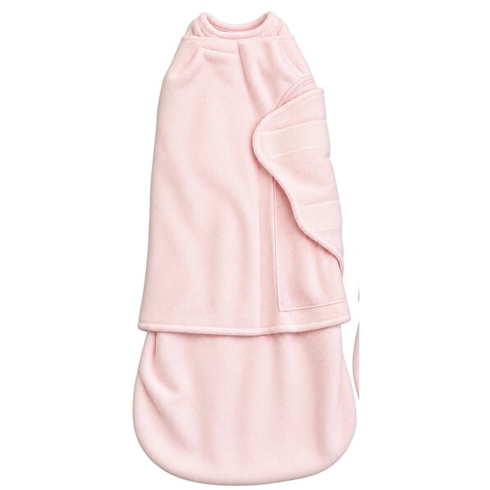 HALO Sleepsack Swaddle Micro Fleece - Pink Newborn (6-12 Pounds) Baby Sleepsack